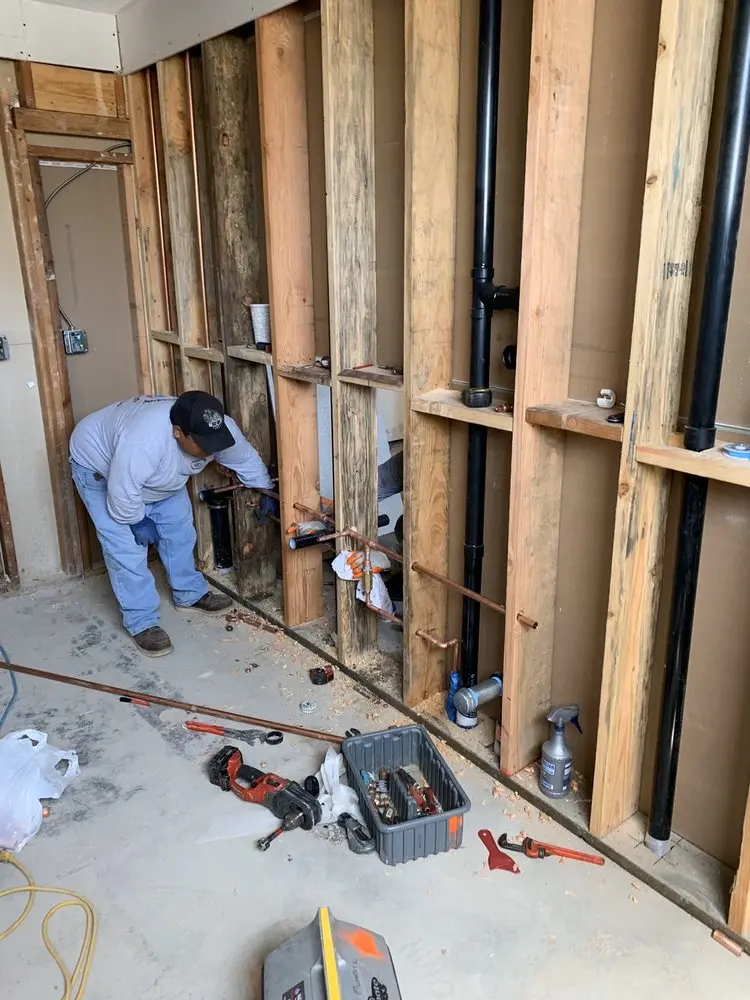Commercial rough-in plumbing for Gas Line Repair in Buckhead